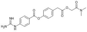 COVID-19: "Renaissance" der Small Molecules. Structure of camostat