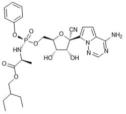 COVID-19: "Renaissance" der Small Molecules. Structure of remdisivir